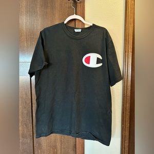 VTG Champion Oversize Logo T Shirt size XL